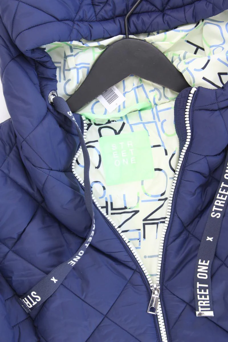 Street One Steppjacke Gr. 38 neuwertig blau aus Polyester - Image 2
