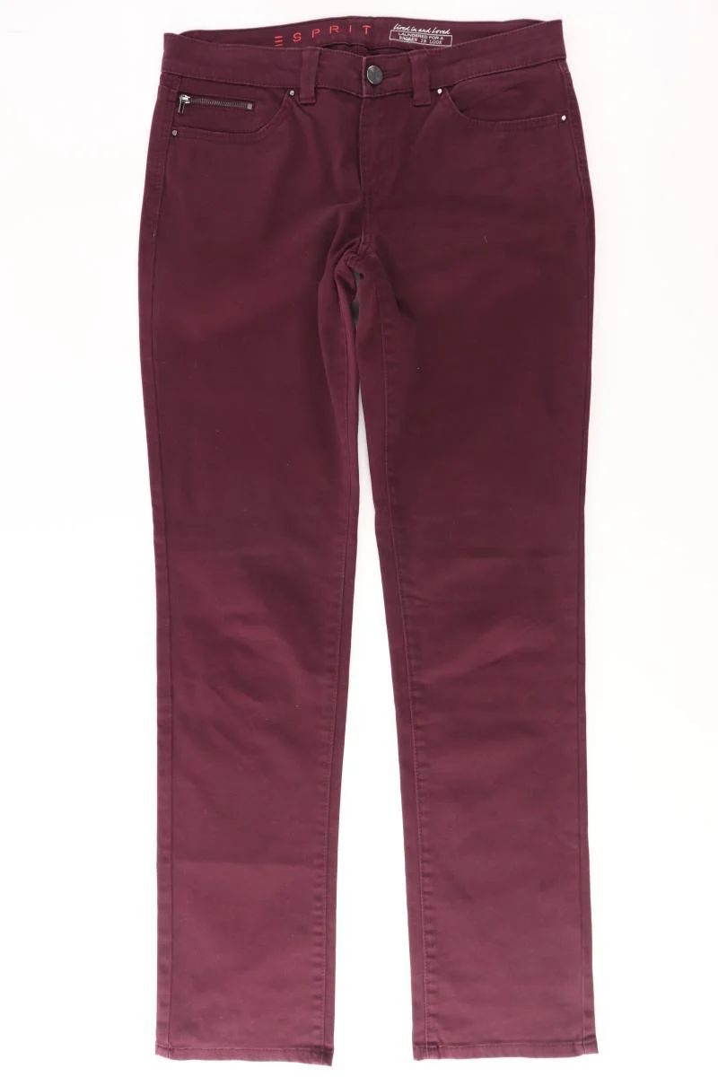 Esprit Hose Gr. 38/L32 lila aus Baumwolle