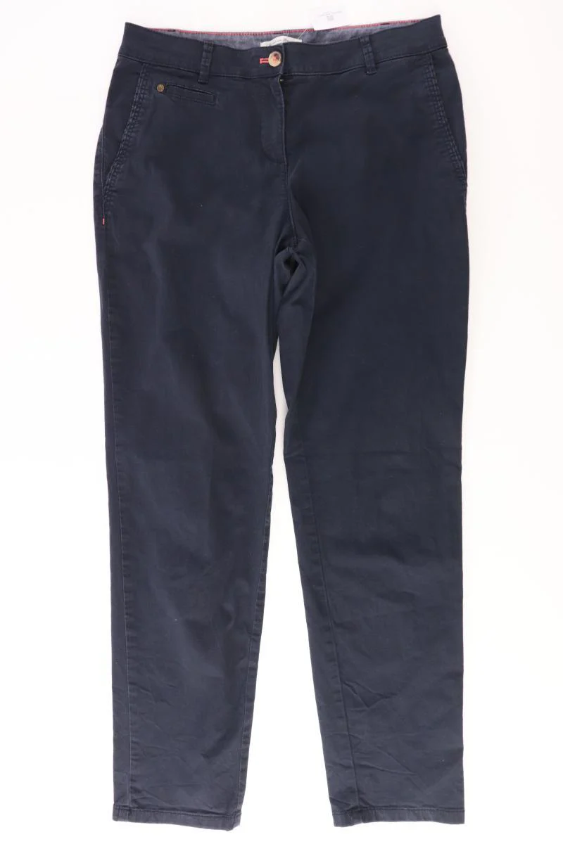 Christian Berg Chinohose Gr. 36 blau aus Baumwolle