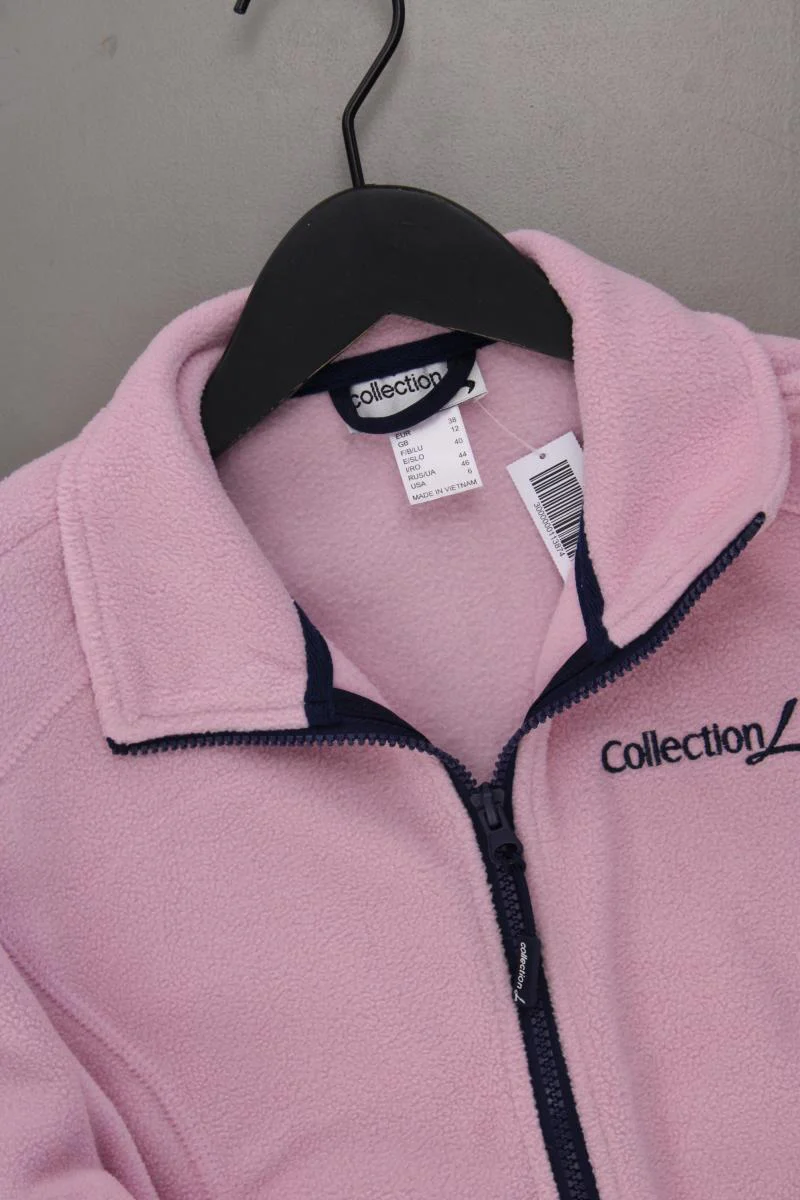 Collection L. Fleecejacke Gr. 38 Langarm rosa aus Polyester - Image 2