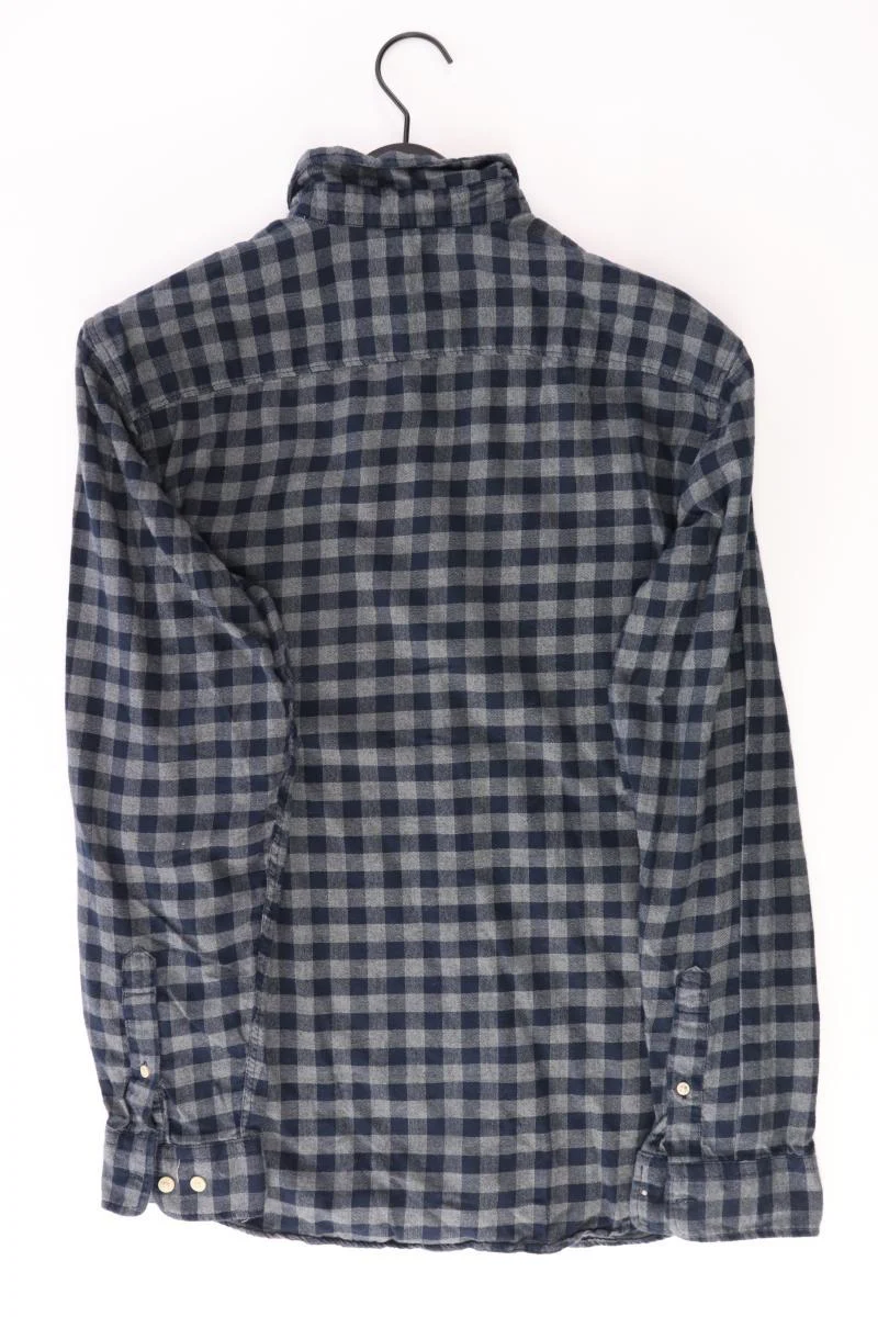 Selected Homme Karohemd für Herren Gr. L kariert Langarm grau aus Baumwolle - Image 2
