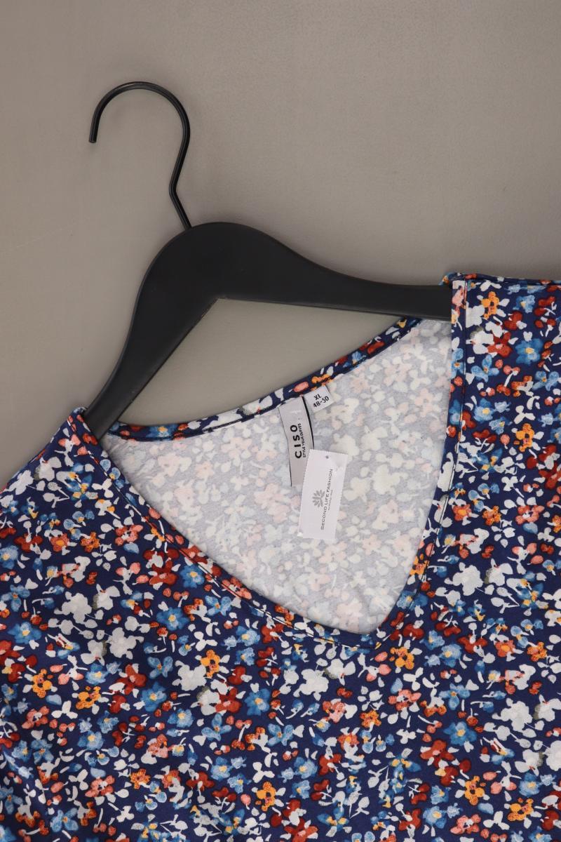 Ciso Printshirt Gr. 48/50 Langarm blau aus Baumwolle - Image 3
