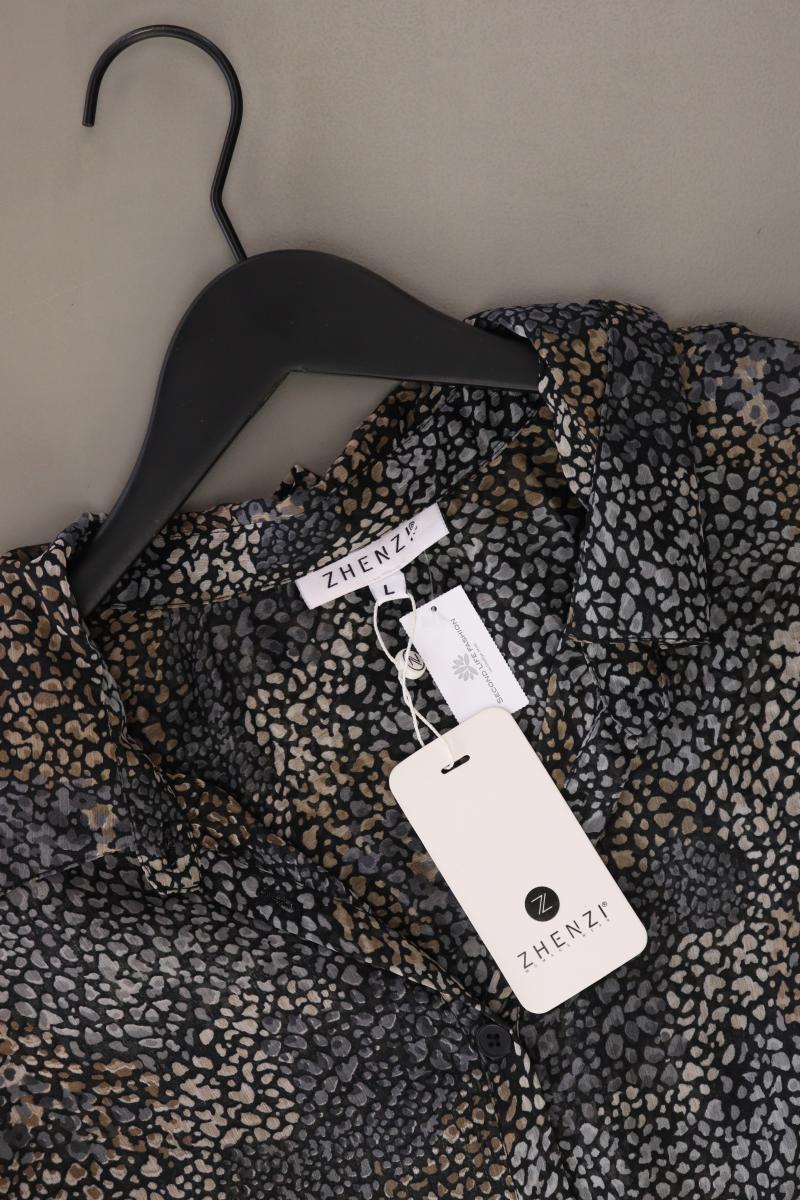 Zhenzi Oversize-Bluse Gr. L neu mit Etikett Neupreis: 45,0€! 3/4 Ärmel grau - Image 3