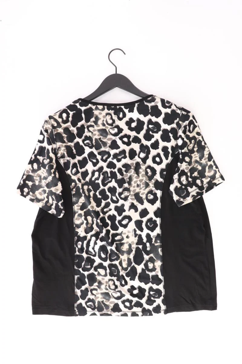 Gina Laura Printshirt Gr. XL mit Tierdruck Kurzarm schwarz aus Viskose - Image 2