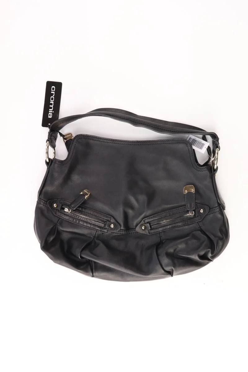 cromia Schultertasche neu mit Etikett schwarz aus Leder