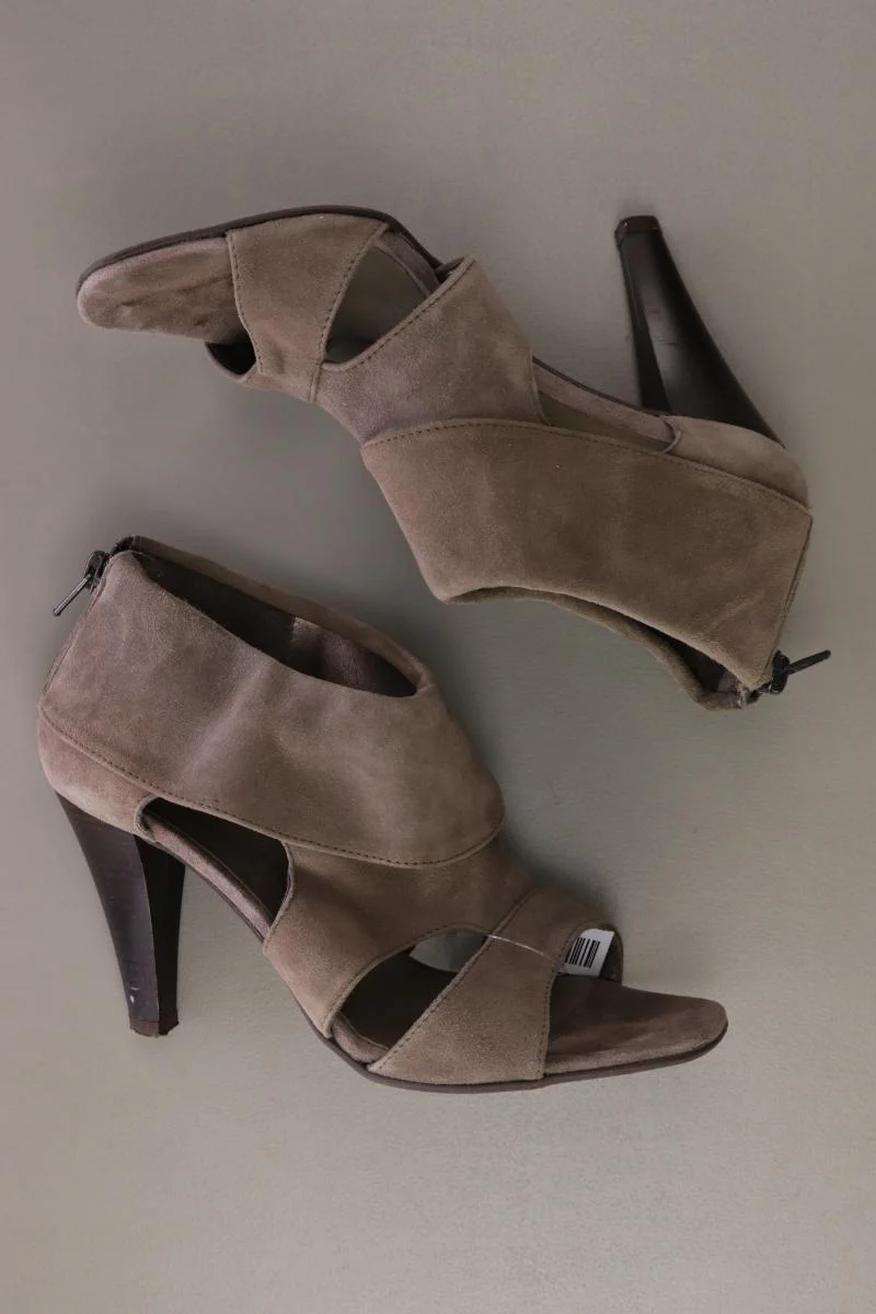 Tamaris Sandaletten Gr. 37 grau aus Leder - Image 2
