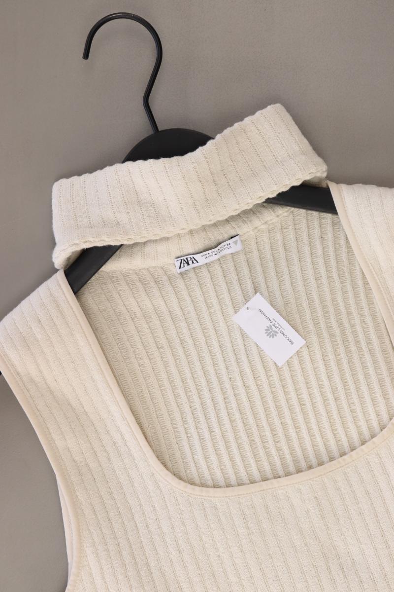 Zara Trägertop Gr. L creme aus Baumwolle - Image 3