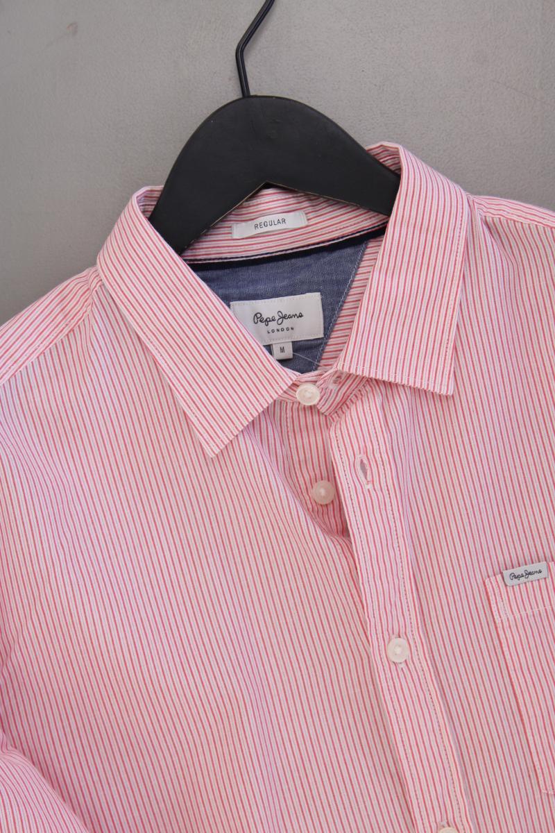 Pepe Jeans Langarmhemd für Herren Gr. M gestreift rot aus Baumwolle - Image 2