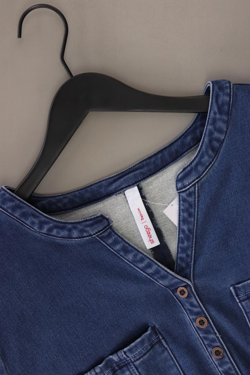 sheego Jeanskleid Gr. 50 neuwertig 3/4 Ärmel blau aus Baumwolle - Image 3