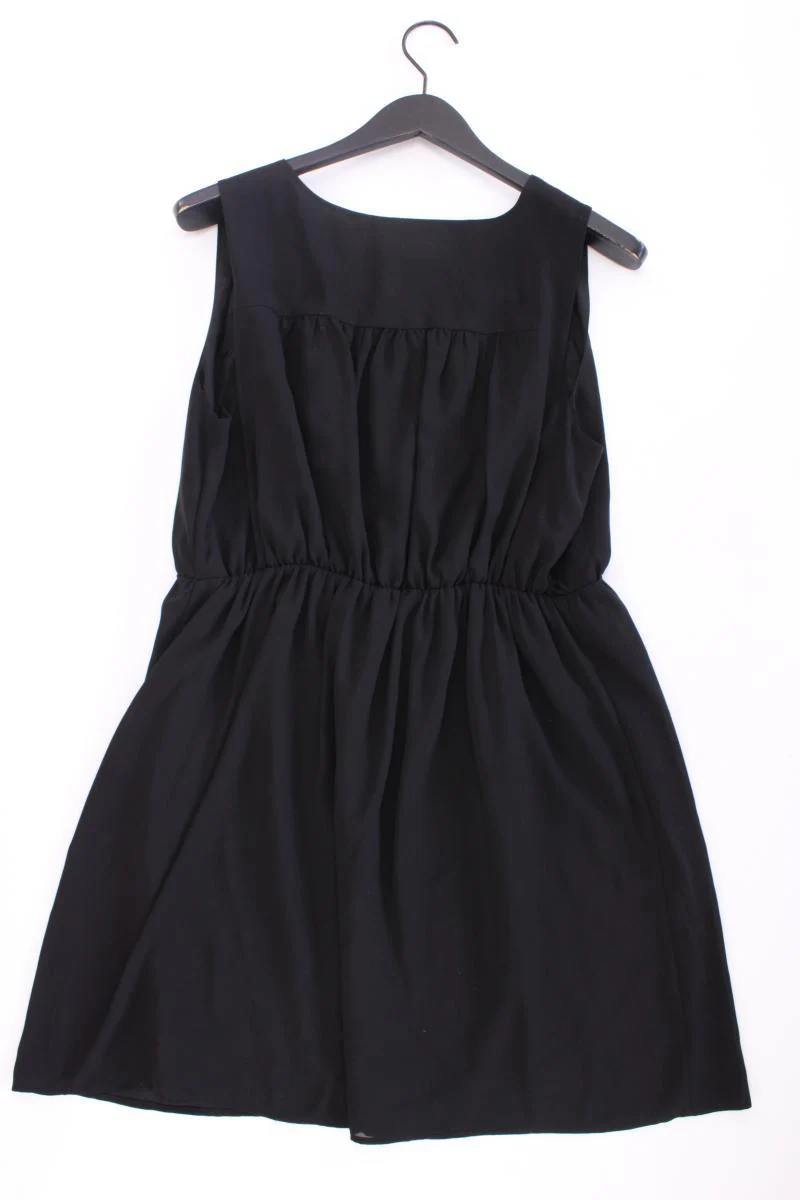 WE ARE SO GOOD TOGETHER Chiffonkleid Gr. 44 Ärmellos schwarz - Image 3