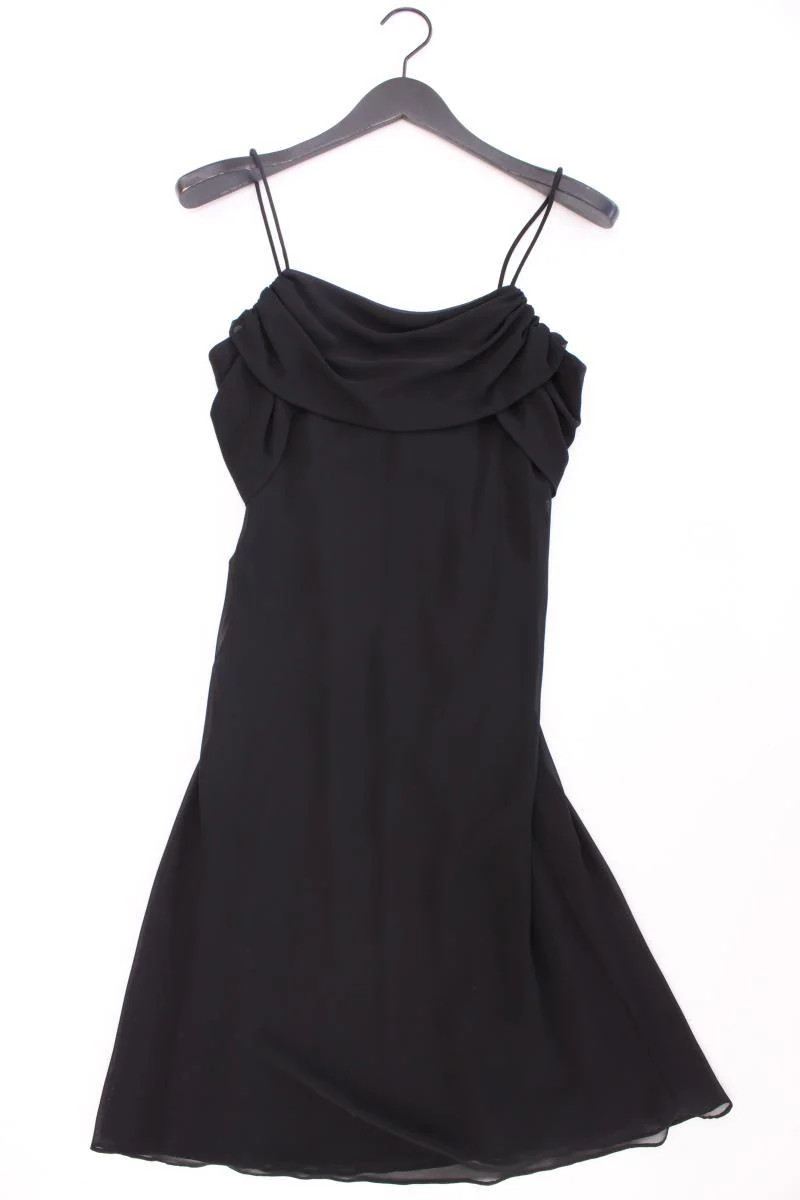 Marco Pecci Abendkleid Gr. 38 Träger schwarz aus Polyester