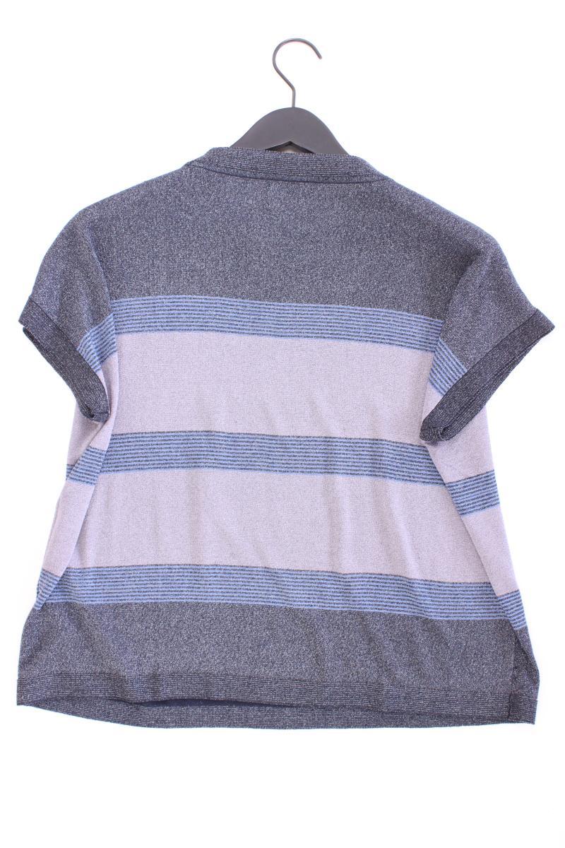Nümph T-Shirt Gr. M neuwertig Kurzarm mit Glitzer blau aus Viskose - Image 3
