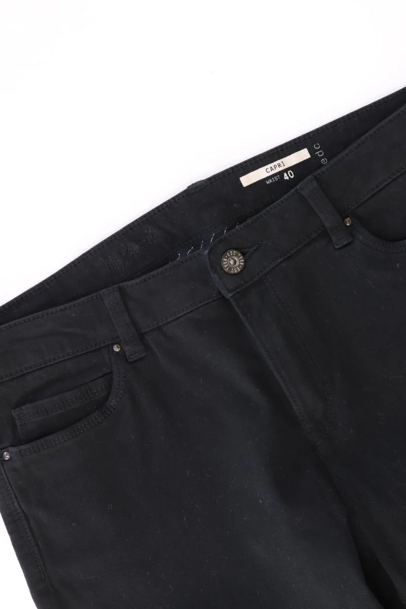 edc by Esprit 7/8 Jeans Gr. 40 schwarz aus Baumwolle - Image 3
