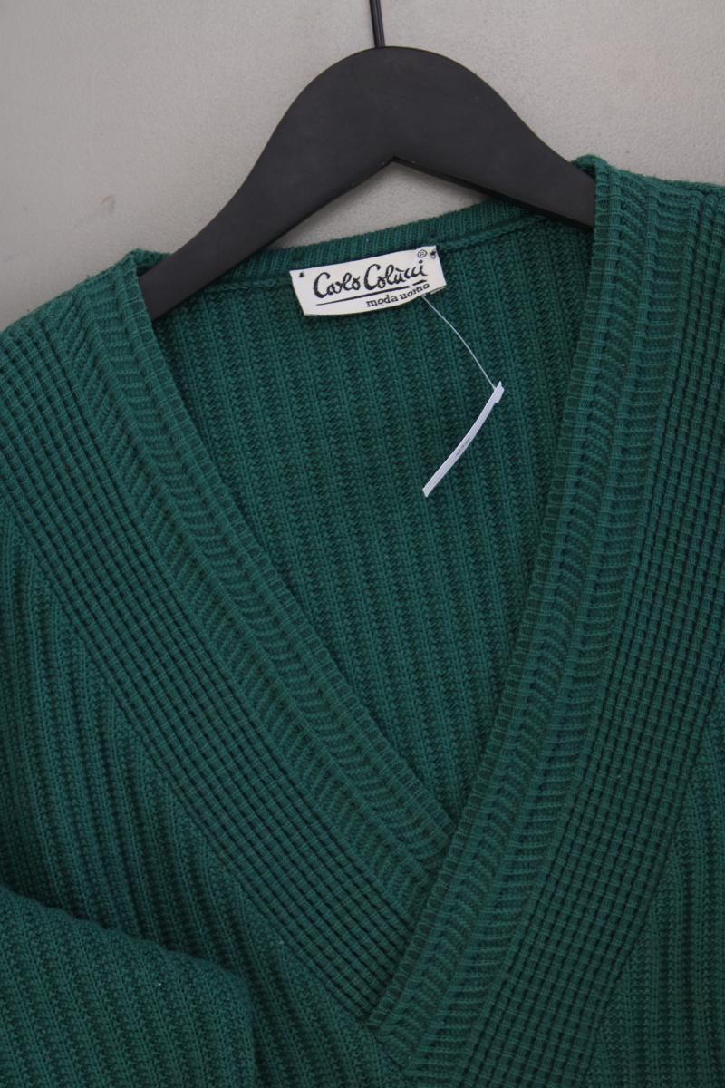Carlo Colucci Wollpullover für Herren Gr. 54 Vintage grün - Image 2