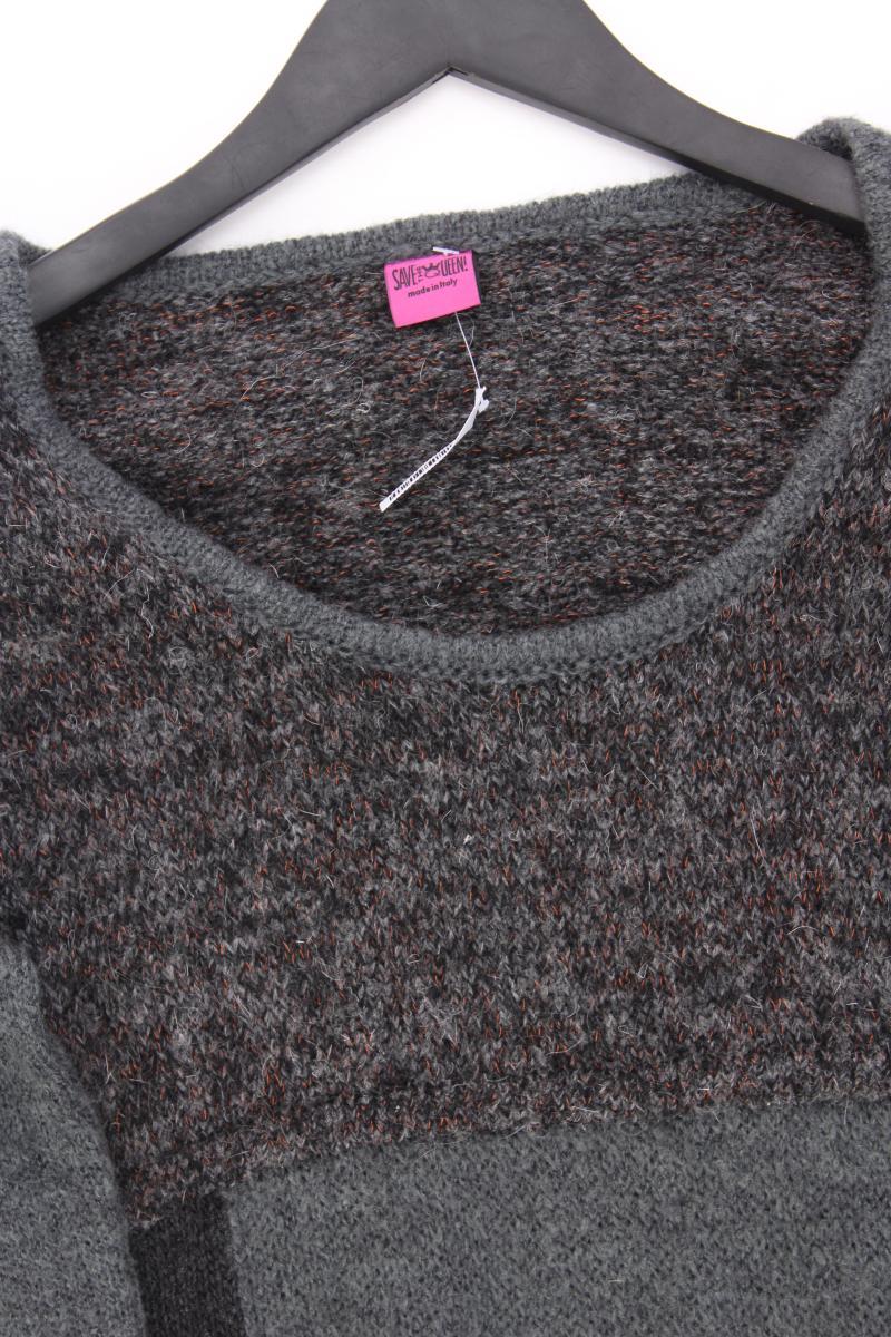 SAVE THE QUEEN! Wollpullover Gr. M grau - Image 2