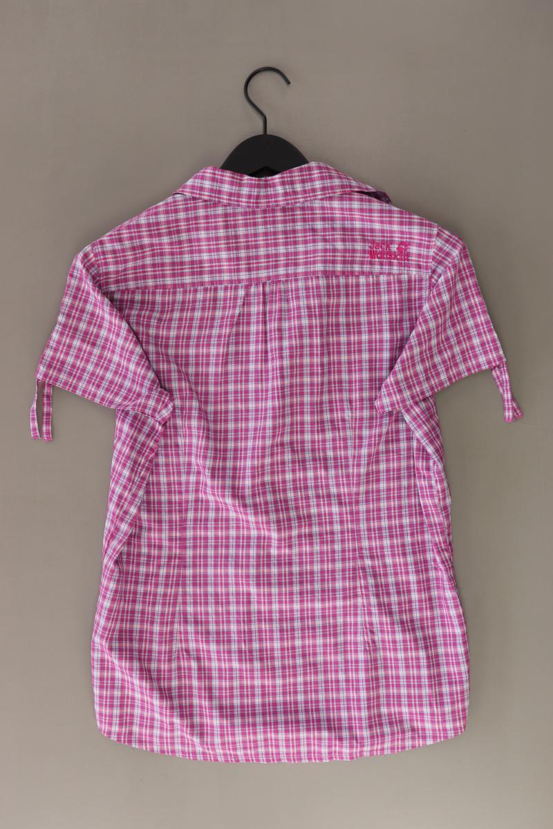 Jack Wolfskin Karobluse Gr. M kariert Kurzarm pink aus Polyester - Image 2