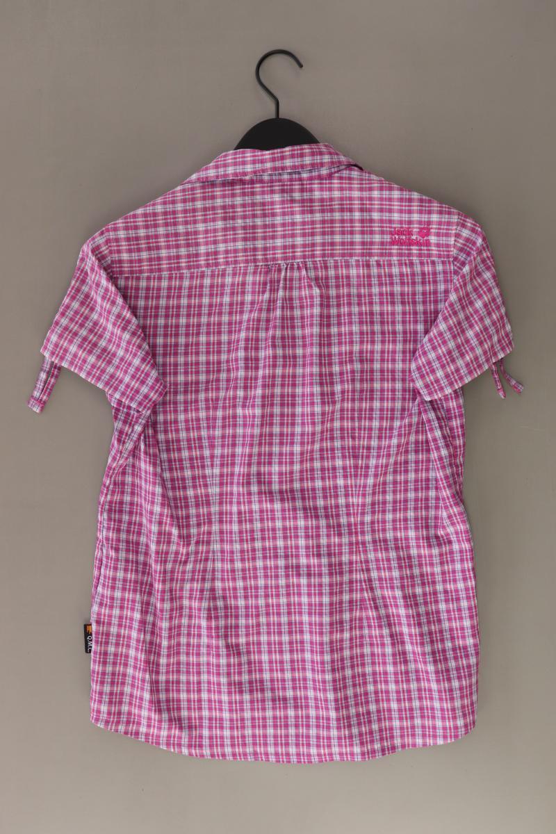 Jack Wolfskin Karobluse Gr. M kariert Kurzarm pink aus Polyester - Image 2