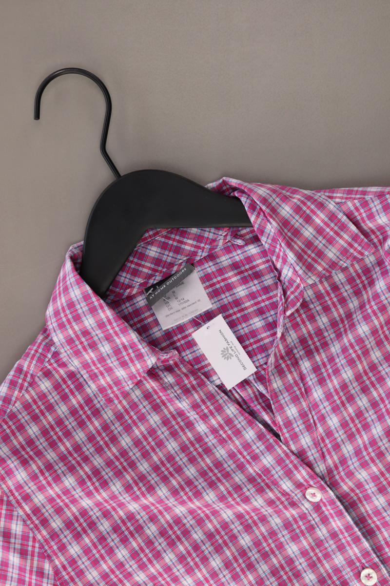 Jack Wolfskin Karobluse Gr. M kariert Kurzarm pink aus Polyester - Image 3