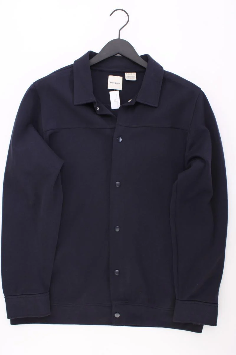 Manguun Übergangsjacke für Herren Gr. XXL neuwertig blau aus Baumwolle