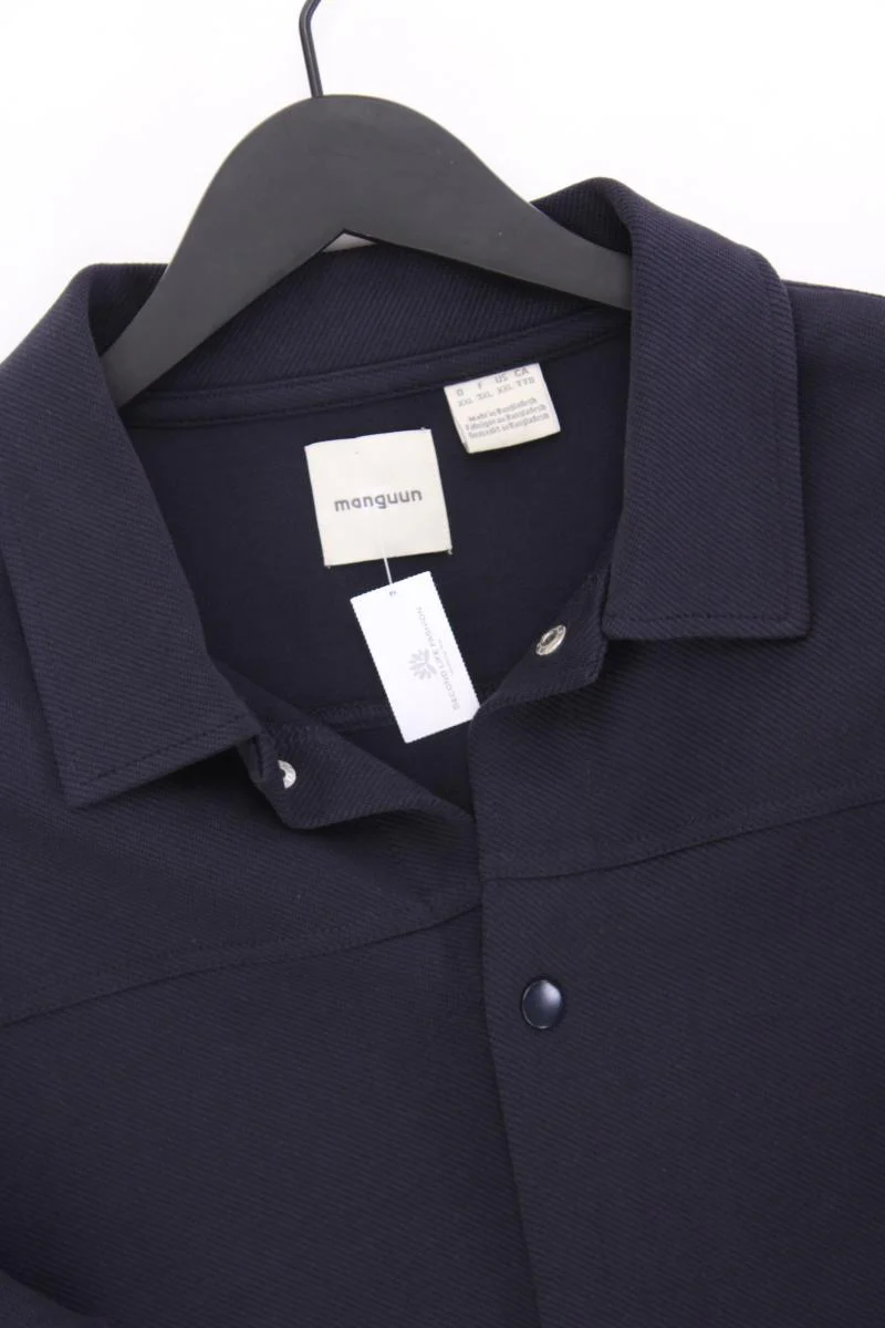 Manguun Übergangsjacke für Herren Gr. XXL neuwertig blau aus Baumwolle - Image 2