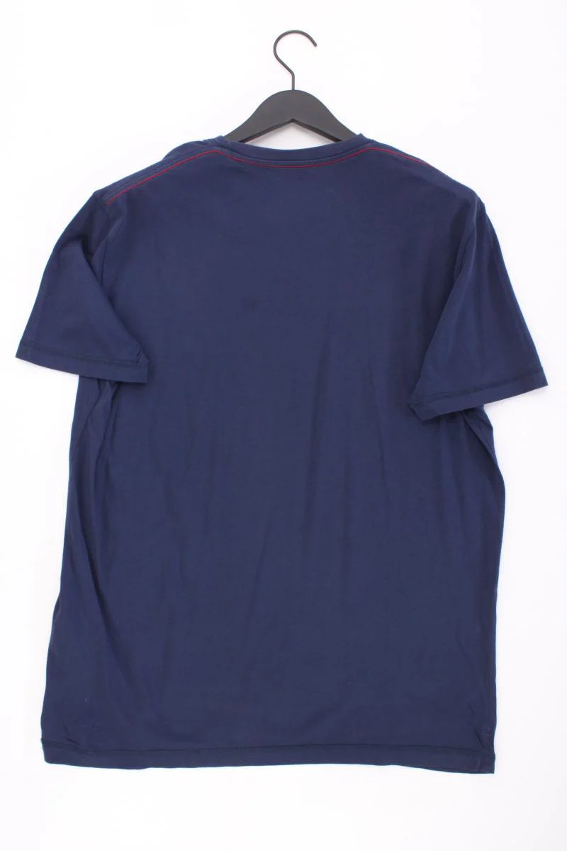 Tom Tailor Printshirt für Herren Gr. XL Kurzarm blau aus Baumwolle - Image 3