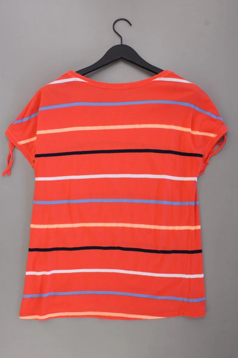 Cecil Printshirt Gr. L gestreift Kurzarm orange - Image 3