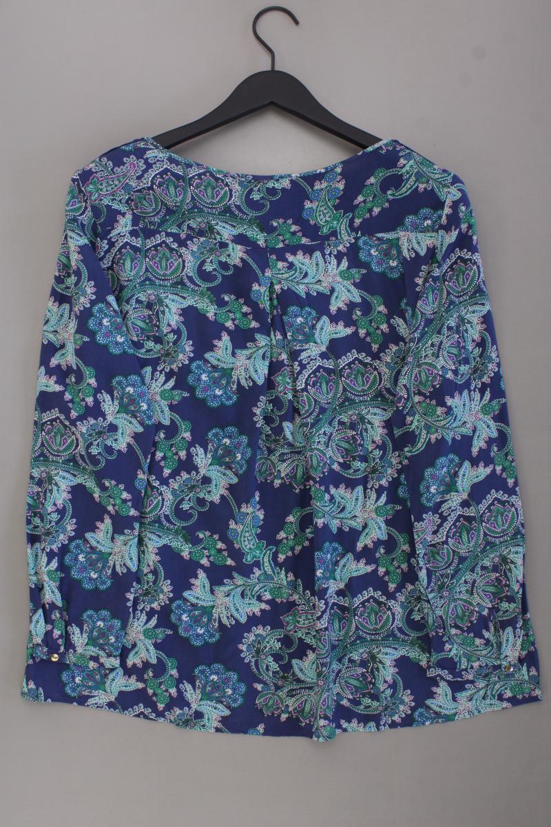 Esprit Langarmbluse Gr. 42 mit Paisleymuster blau - Image 3