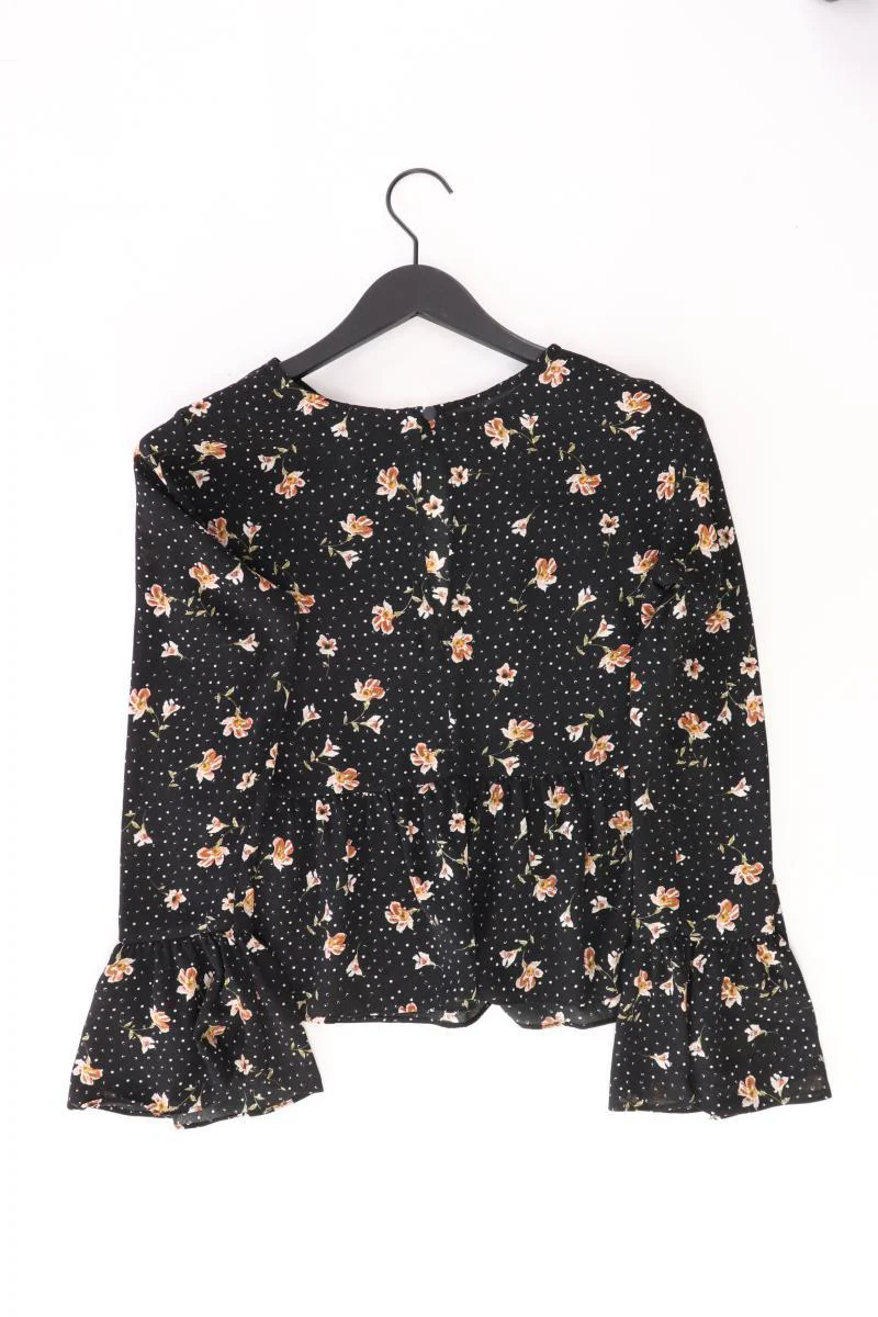 Asos Langarmbluse Gr. 36 mit Blumenmuster schwarz aus Polyester - Image 2
