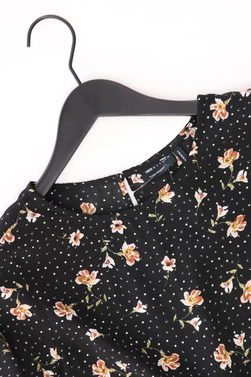 Asos Langarmbluse Gr. 36 mit Blumenmuster schwarz aus Polyester - Image 3