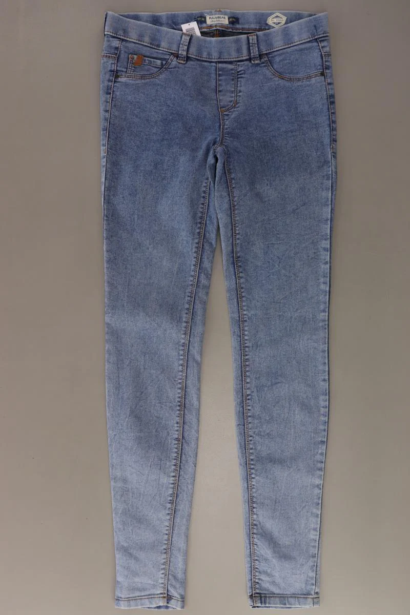 Pull&Bear Jeggins Gr. 36 blau aus Baumwolle