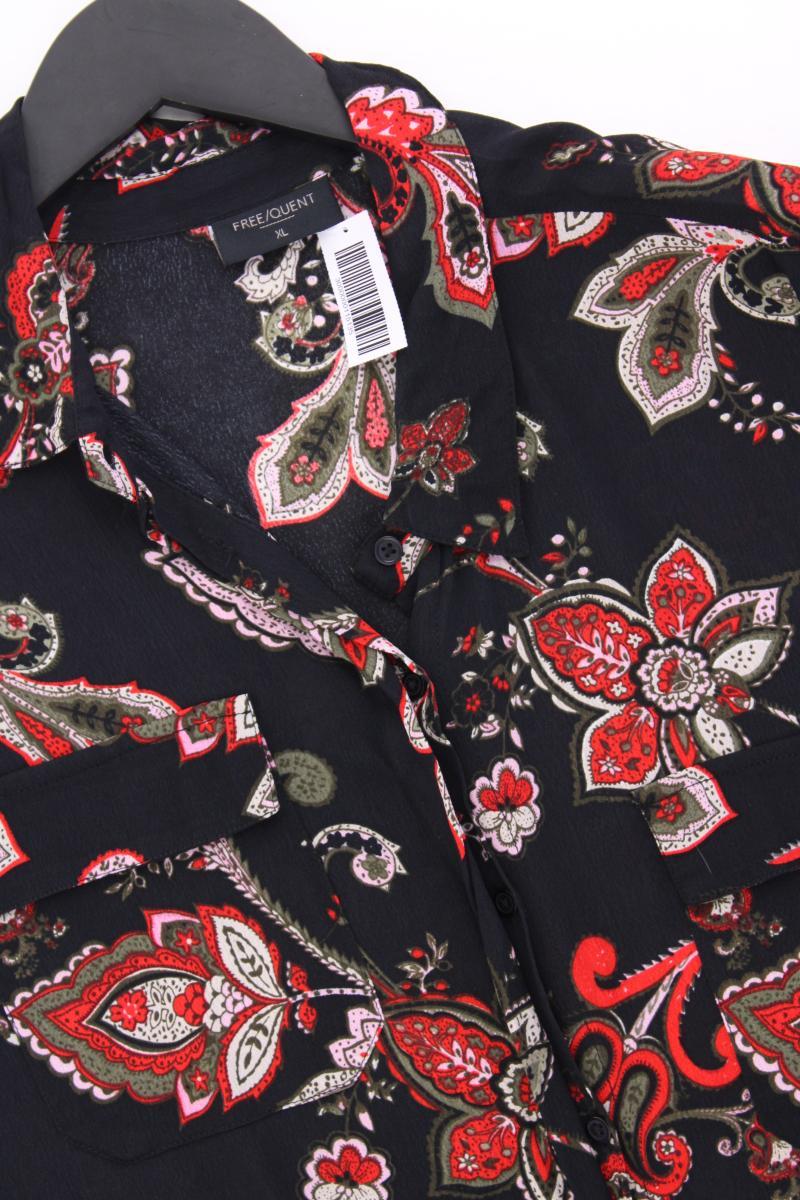 Free/Quent Kurzarmkleid Gr. XL mit Blumenmuster schwarz aus Polyester - Image 2