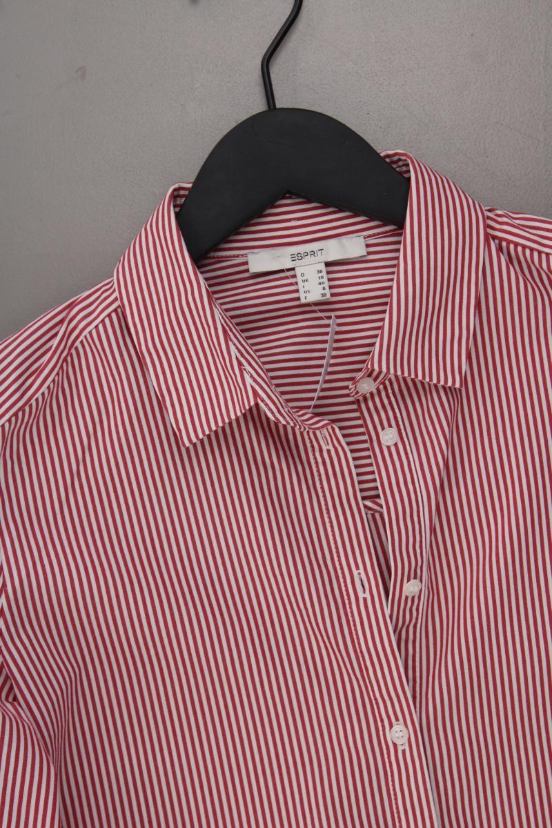 Esprit Langarmbluse Gr. 36 gestreift rot aus Baumwolle - Image 2