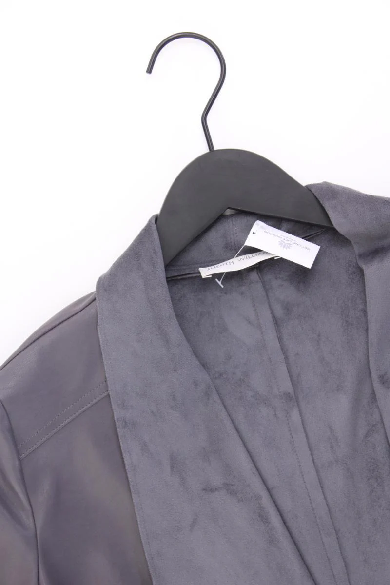 Judith Williams Kunstlederjäckchen Gr. 38 Langarm grau aus Polyester - Image 2