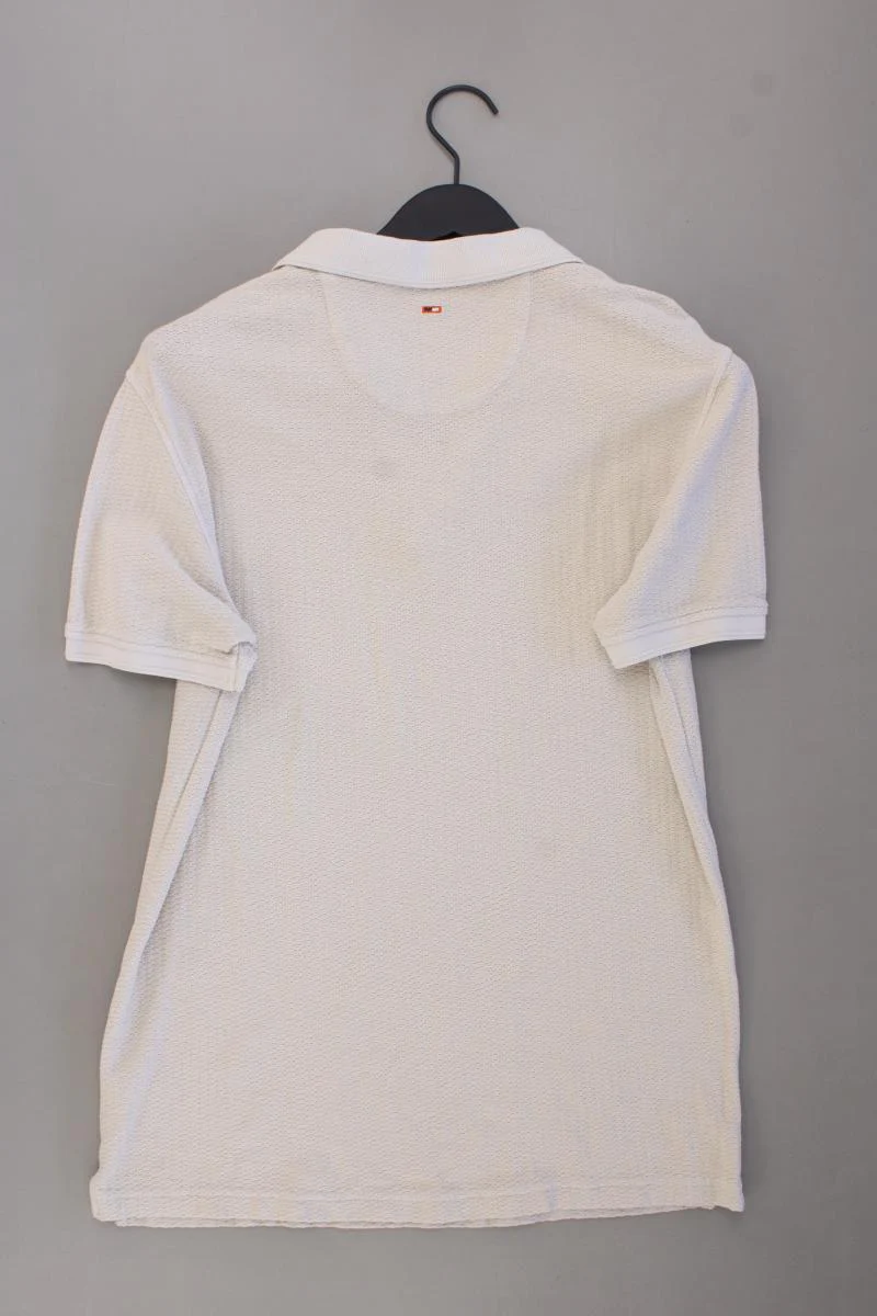 Emilio Adani Poloshirt für Herren Gr. M Kurzarm creme aus Baumwolle - Image 3