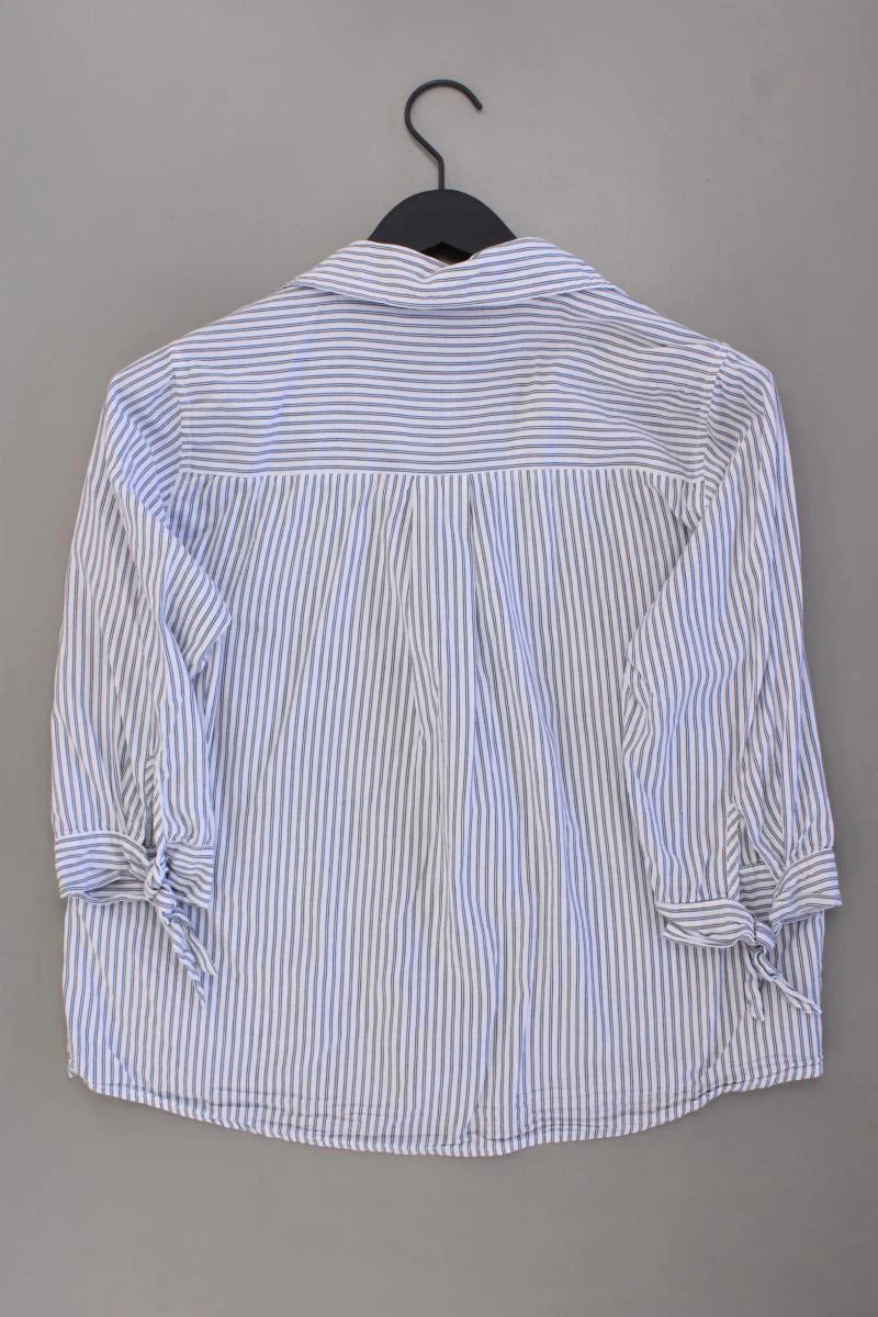 Broadway Regular Bluse Gr. M gestreift 3/4 Ärmel grau aus Baumwolle - Image 3