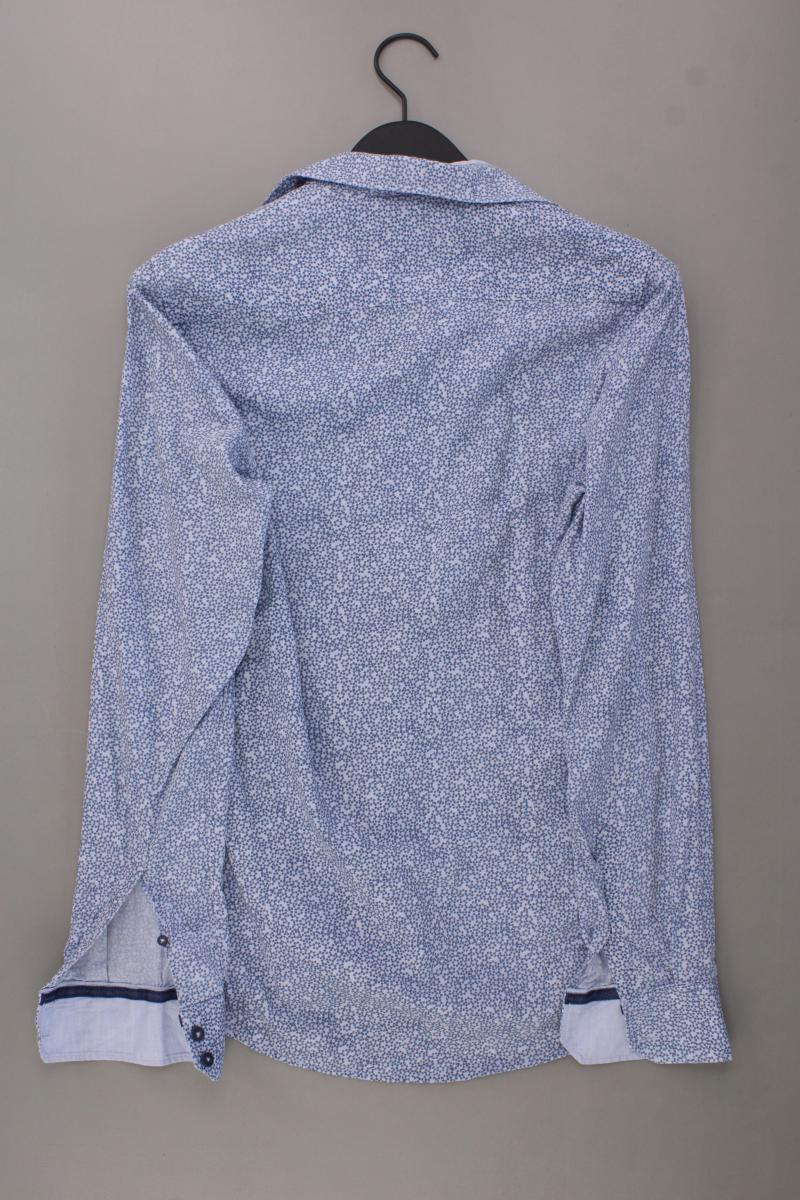 Pure Hatico Langarmhemd für Herren Gr. S blau aus Lyocell - Image 3