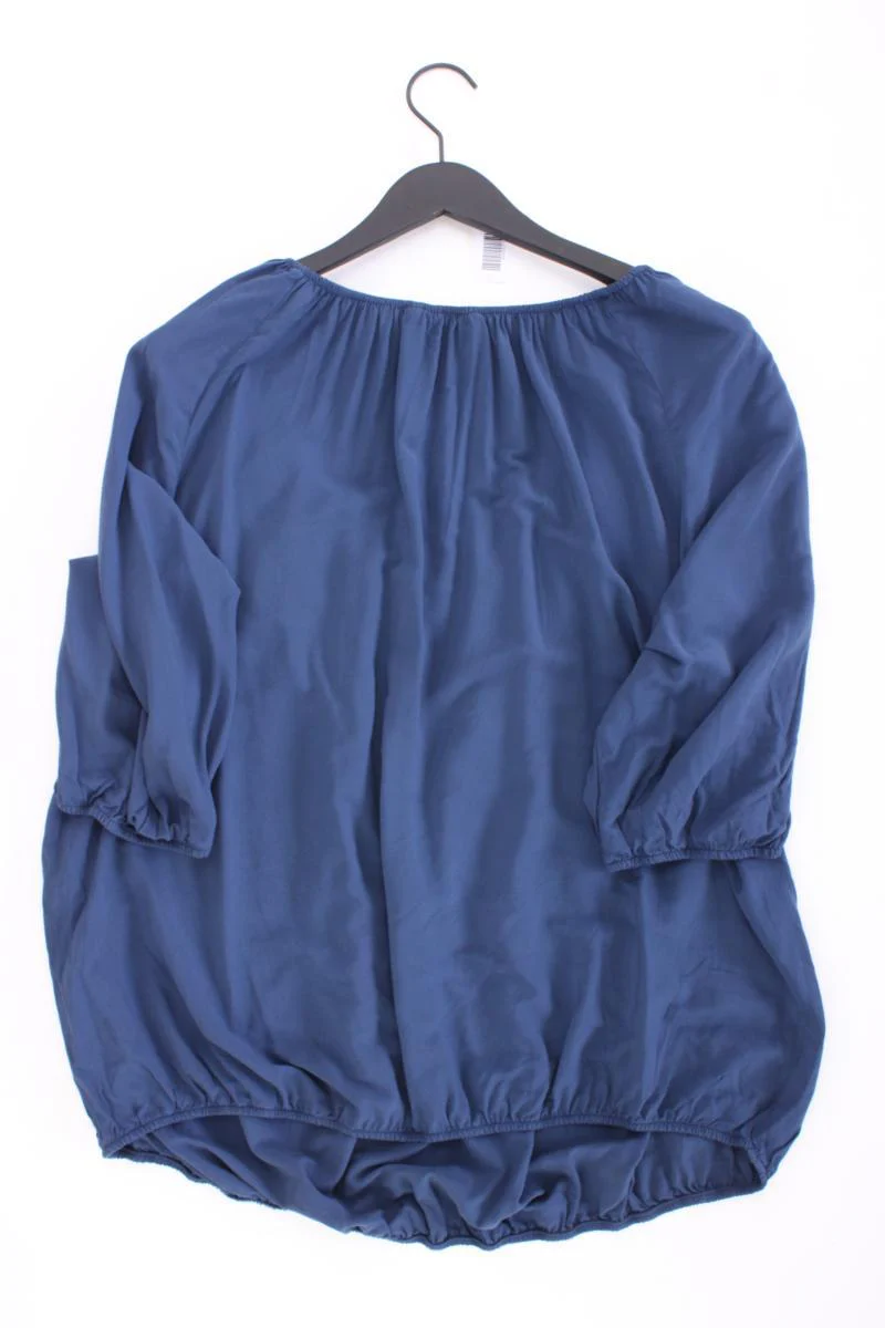 Etam Classic Bluse Gr. 52 3/4 Ärmel blau aus Viskose - Image 3