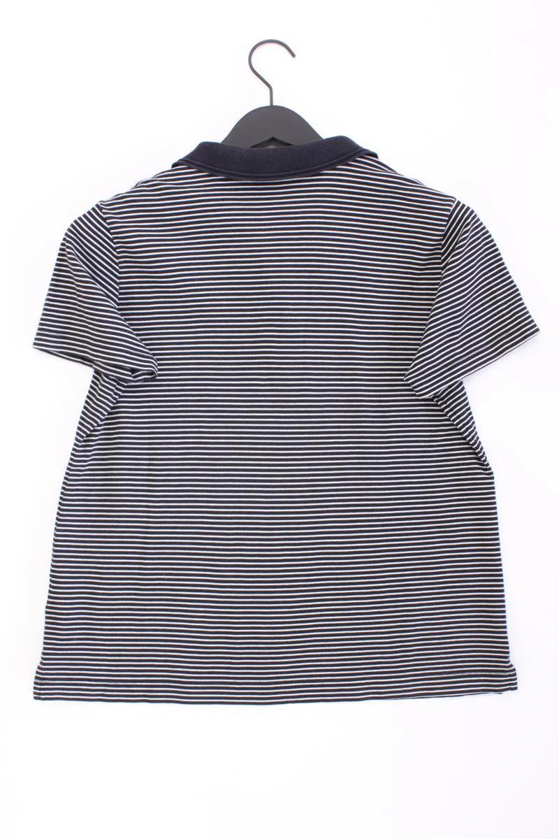 Lands' End Poloshirt Gr. M gestreift Kurzarm blau aus Baumwolle - Image 3