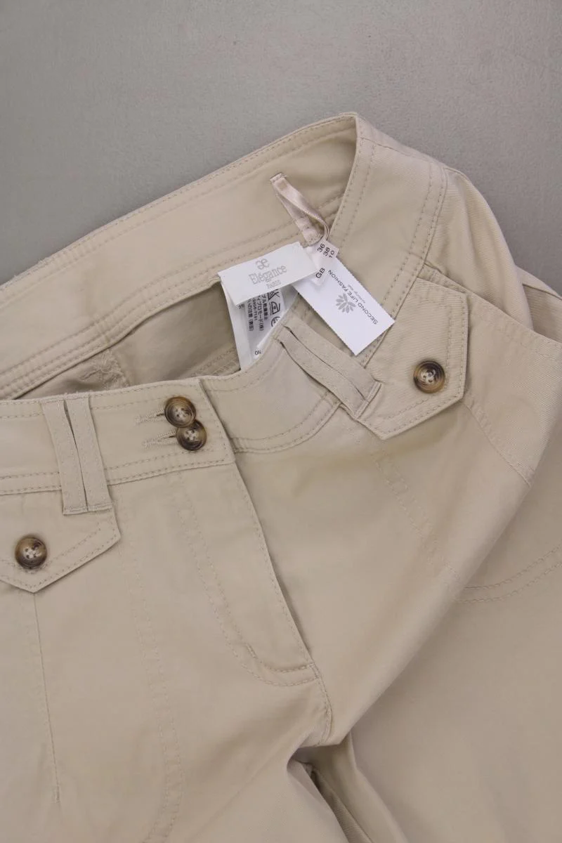 Elegance Paris Hose Gr. 36 neuwertig creme aus Baumwolle - Image 2