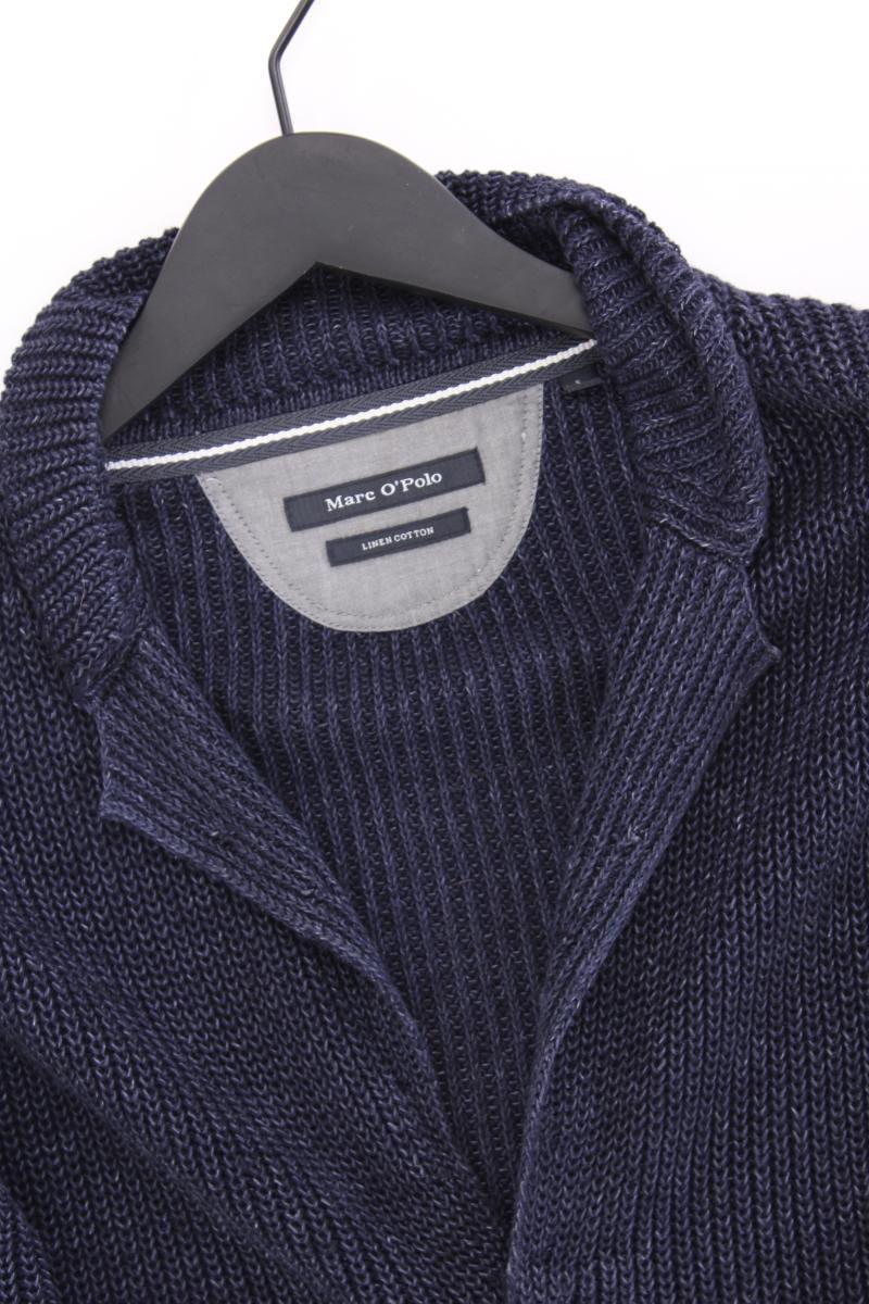 Marc O'Polo Strickjacke für Herren Gr. S neuwertig Langarm blau aus Leinen - Image 2