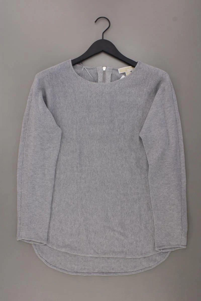 Michael Kors Feinstrickpullover Gr. XL neuwertig grau aus Baumwolle