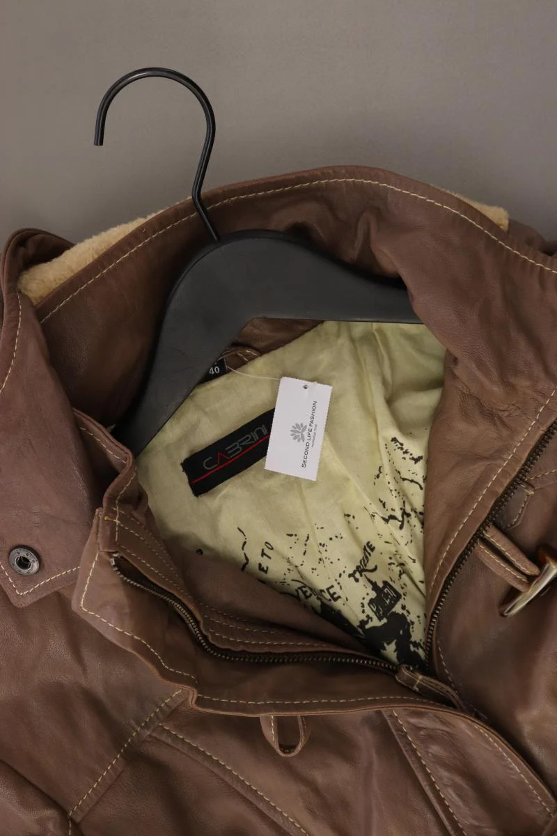Cabrini Lederjacke Gr. 40 braun - Image 3