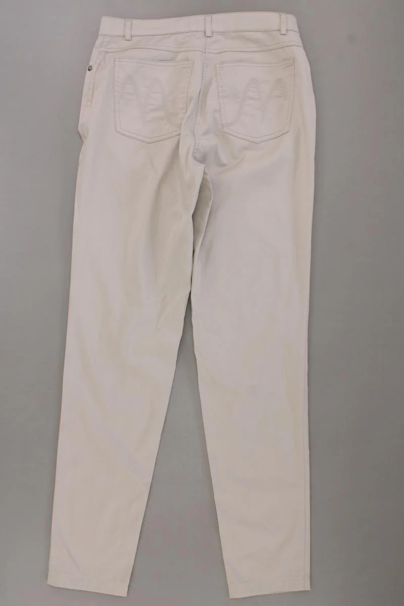 Madeleine Five-Pocket-Hose Gr. 36 creme aus Baumwolle - Image 3