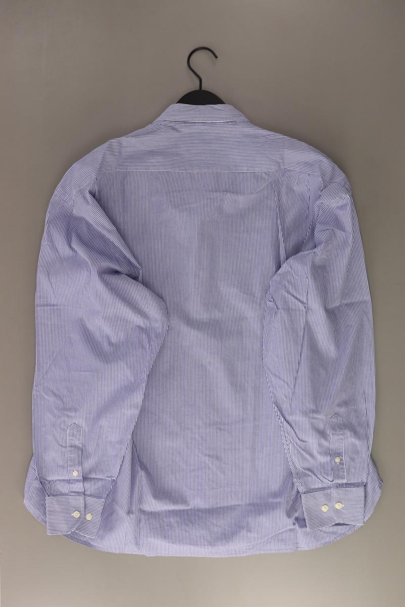 McNeal Langarmhemd für Herren Gr. Hemdgröße 46 gestreift blau aus Baumwolle - Image 2