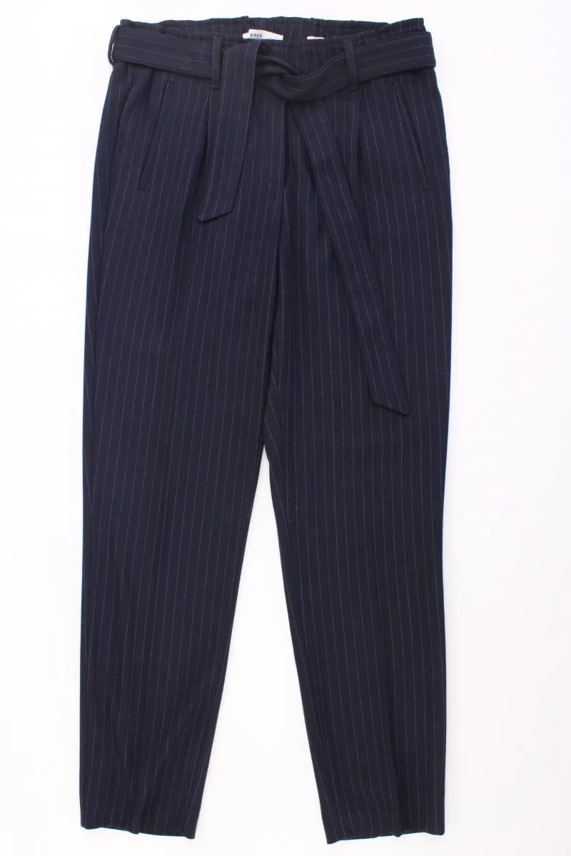 Brax Stoffhose Gr. 38 gestreift blau
