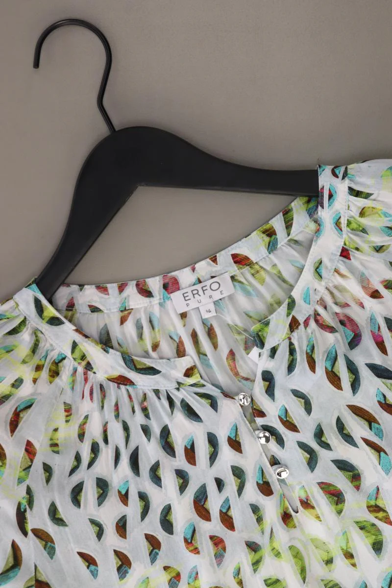 ERFO Regular Bluse Gr. 36 3/4 Ärmel grün aus Viskose - Image 3