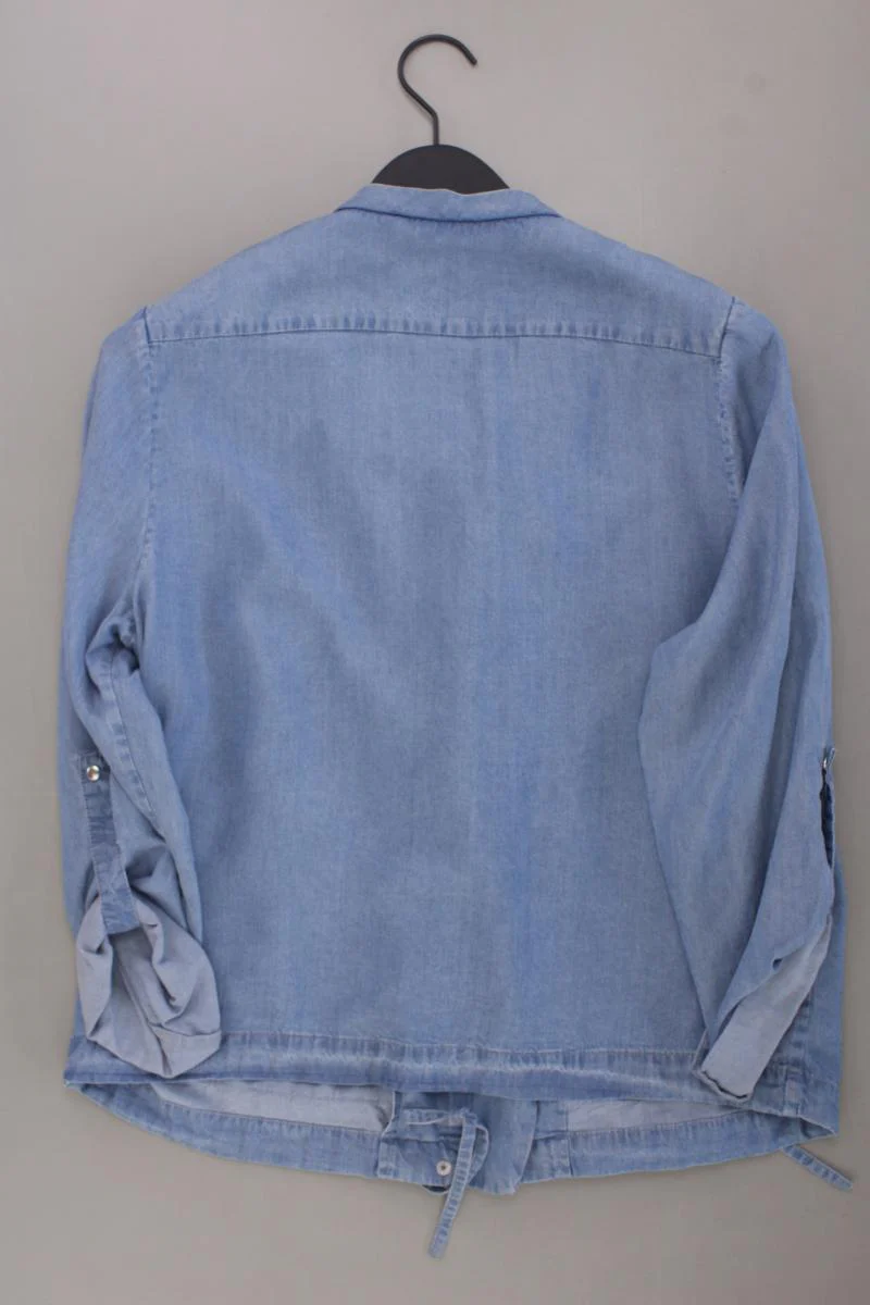 C'est Paris Blouson Jäckchen Gr. 38 blau aus Lyocell - Image 3