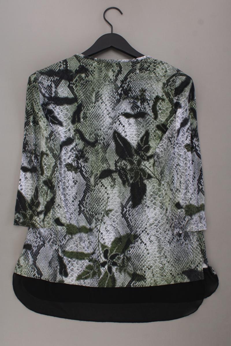 Pfeffinger Printshirt Gr. 40 mit Tierdruck 3/4 Ärmel grün aus Viskose - Image 3