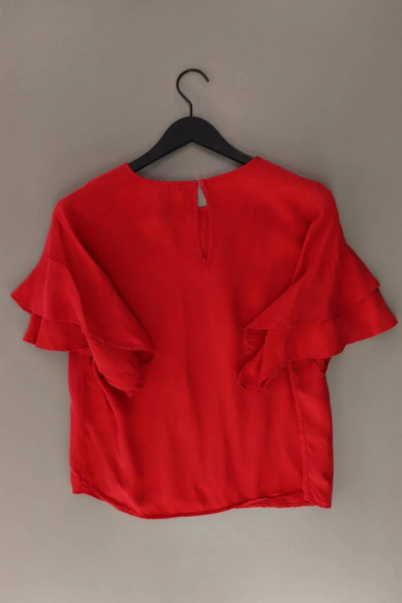 coster copenhagen Kurzarmbluse Gr. 36 rot aus Cupro - Image 2
