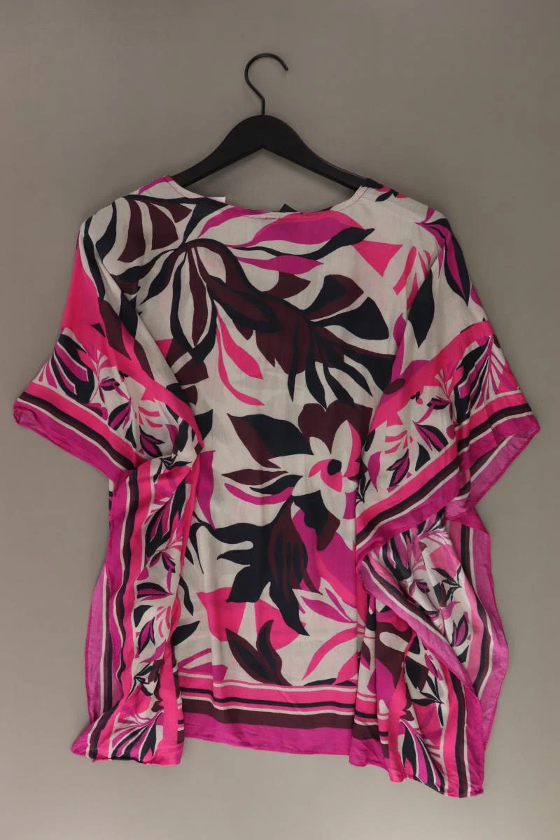 Bonita Oversize-Bluse Gr. OneSize mit Blumenmuster Weite Ärmel pink aus Modal - Image 2